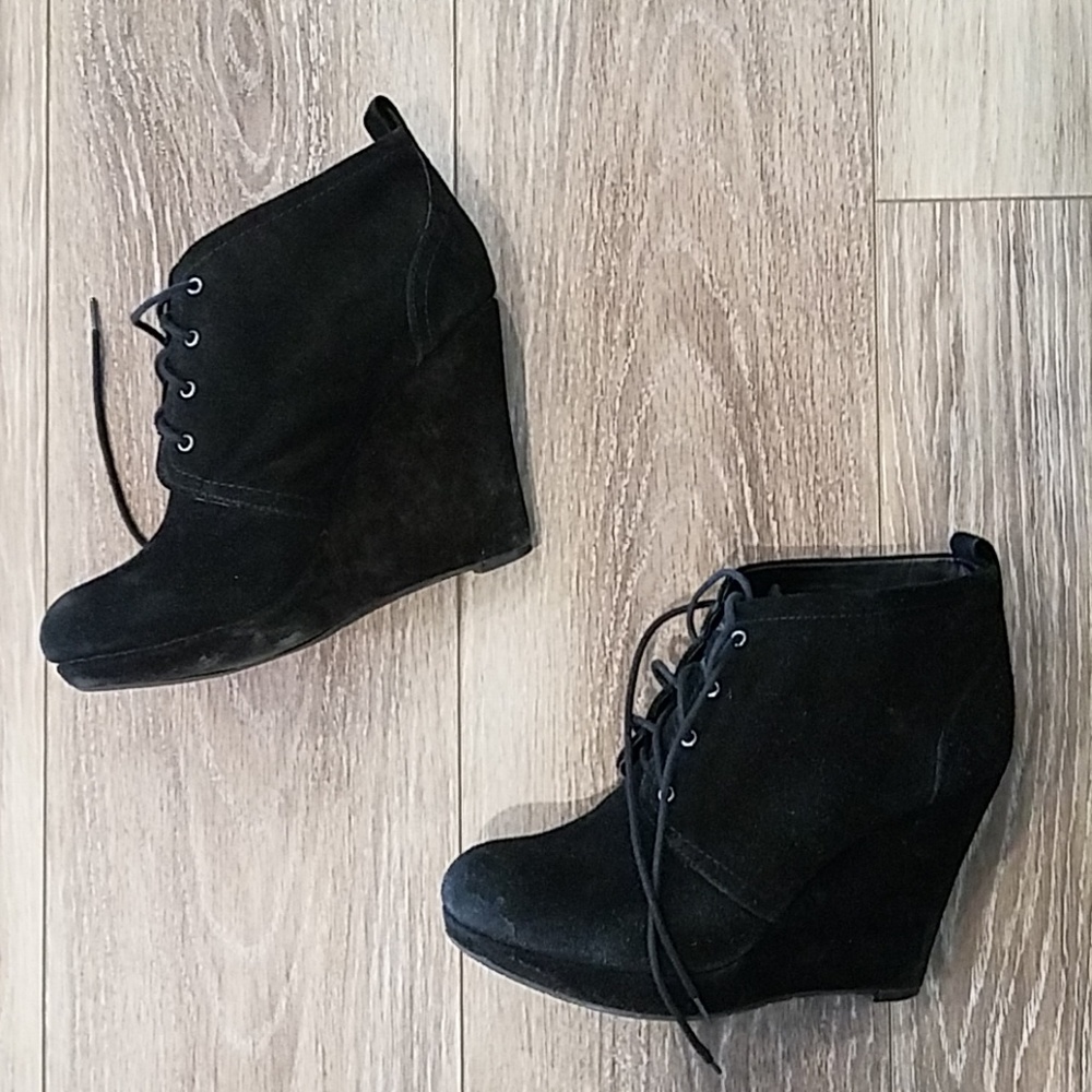 Jessica Simpson Suede "Catcher" Ankle Booties
